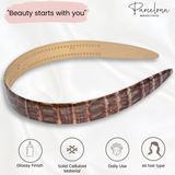 Parcelona French Wide 3/4" Celluloid Acetate Hair Headband for Women and Girls