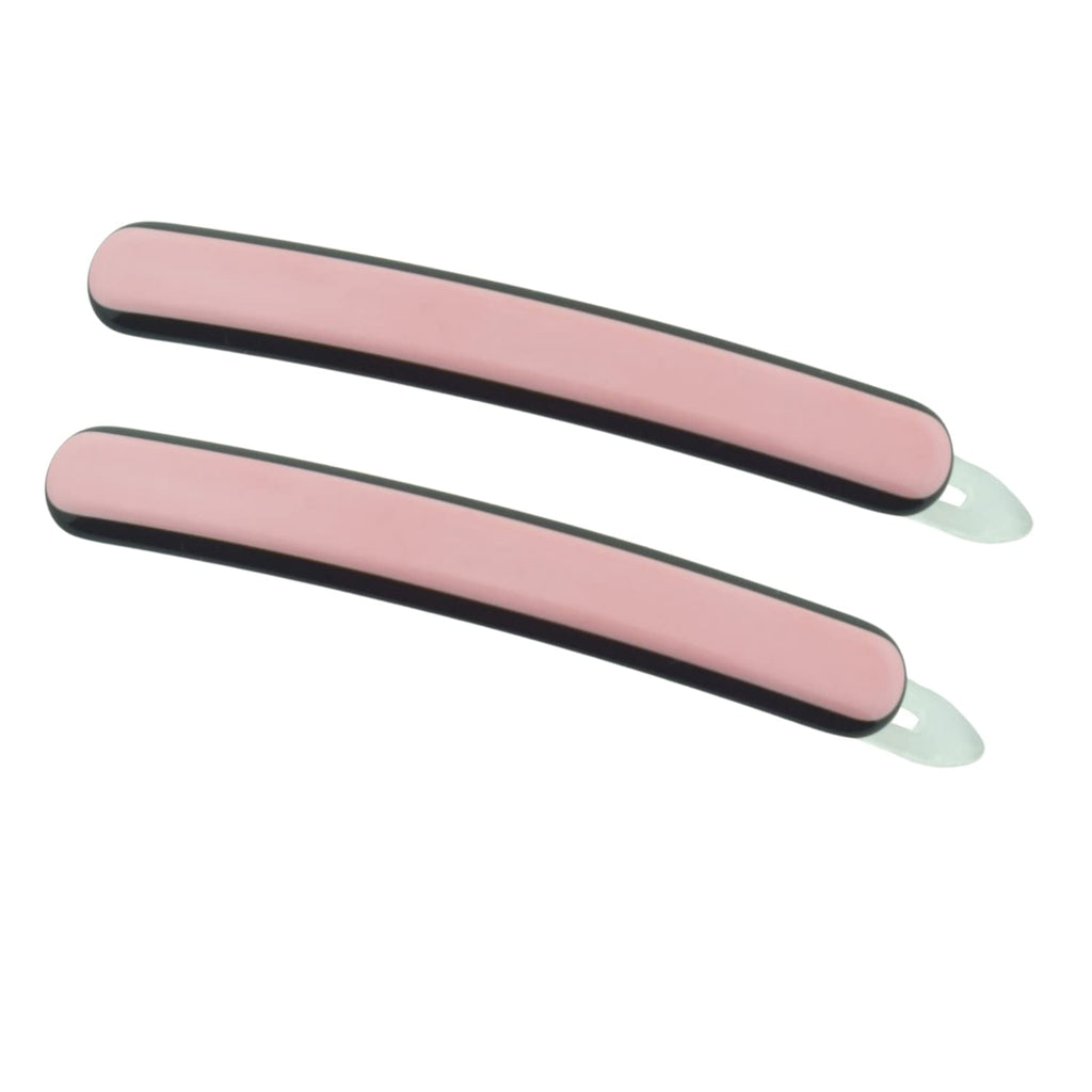 French Amie Rounded Oblong Small Cellulose No Metal Hair Slide Barrett –
