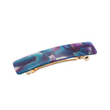 French Amie Small 2 1/4" Celluloid Handmade Hair Barrette for Women and Girls