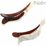 French Amie Duckbill 4" Celluloid Handmade Beak Hair Clip for Women and Girls